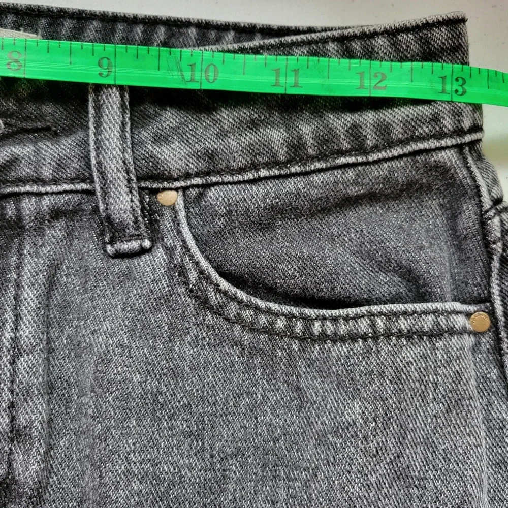 PacSun Black Denim Mini Skirt Punk Emo Goth Rocker Biker Y2K 90s Festival Sz‎ 23